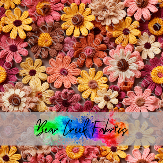 Crocheted Flowers 3