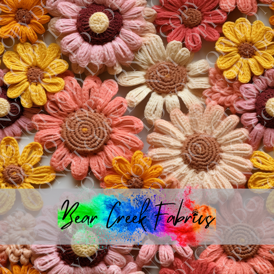 Crocheted Flowers 9