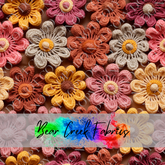 Crocheted Floral Squares 8