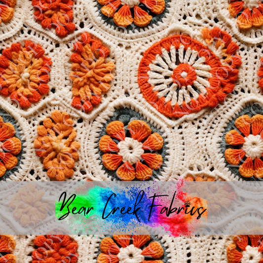 Crocheted Floral Squares 29