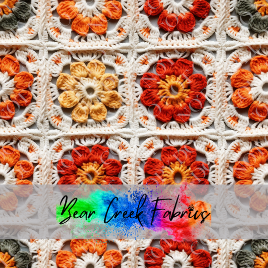 Crocheted Floral Squares 33