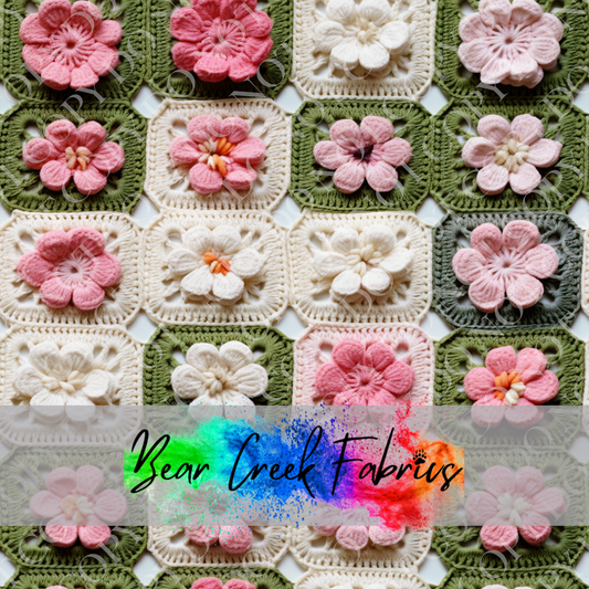 Crocheted Floral Squares 61