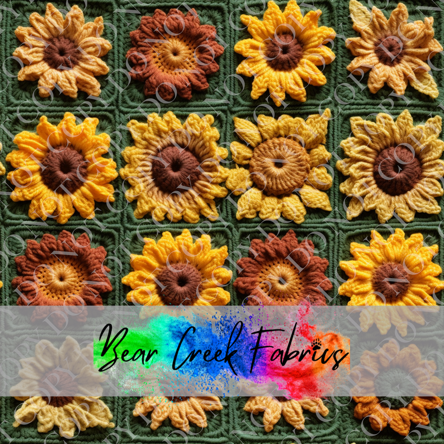 Crocheted Floral Squares 71