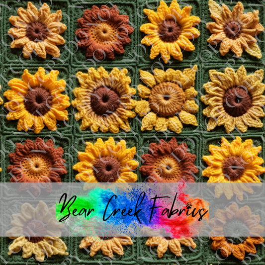 Crocheted Floral Squares 71