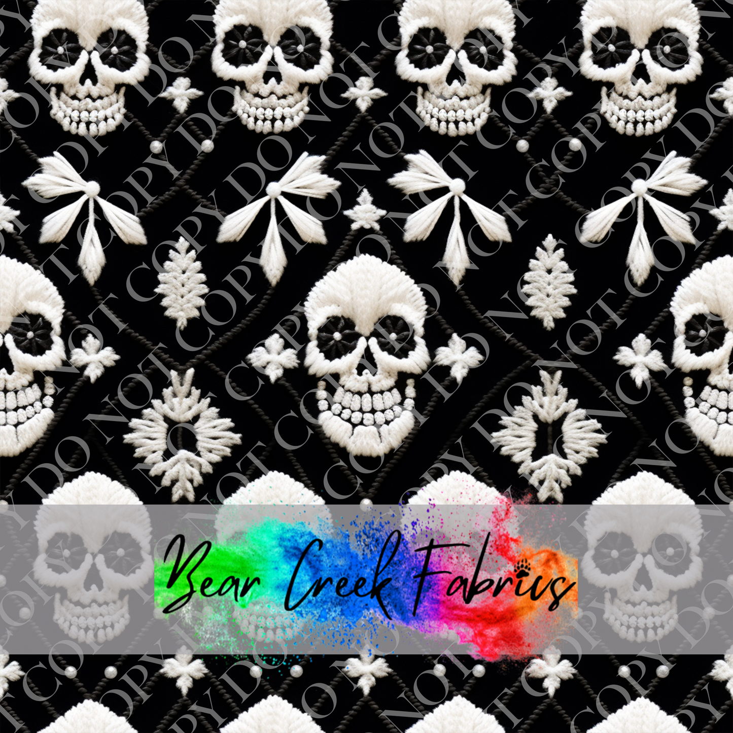 Crocheted Skulls