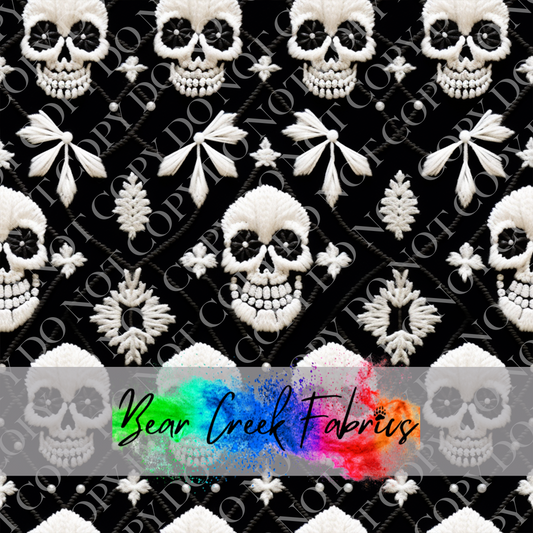 Crocheted Skulls