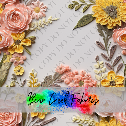 Spring Flowers Embroidery