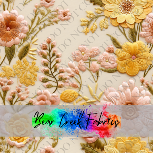Spring Flowers Embroidery 2
