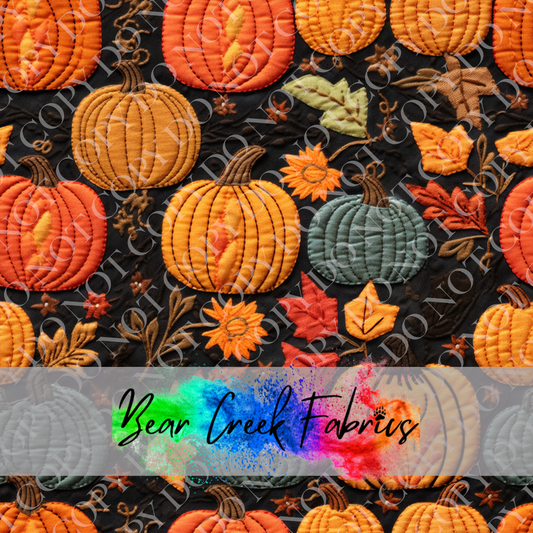 Quilted Pumpkins