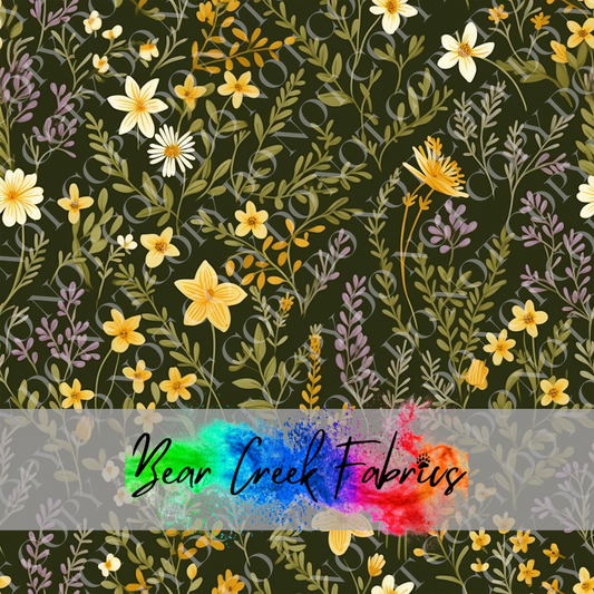 Tiny Mustard Floral