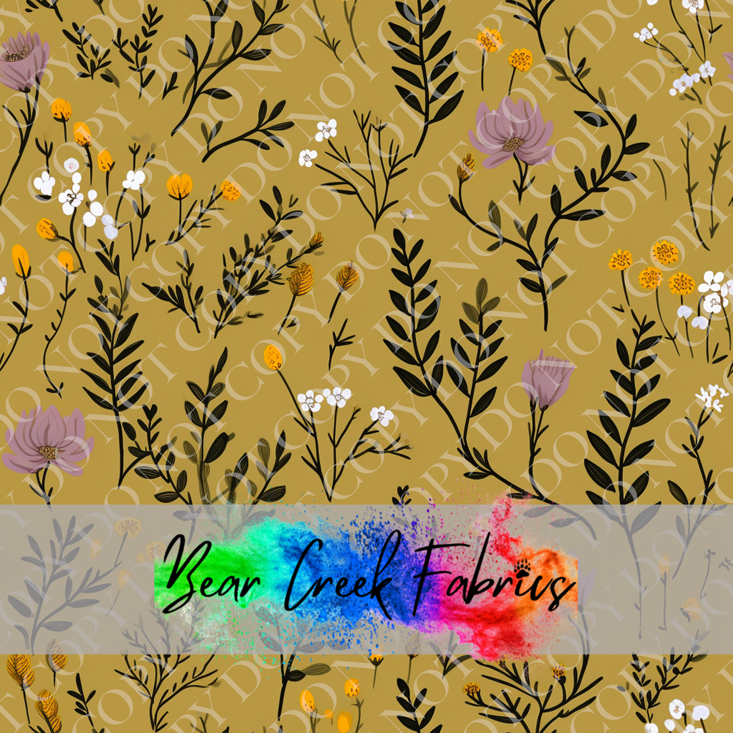 Mustard Desert Floral