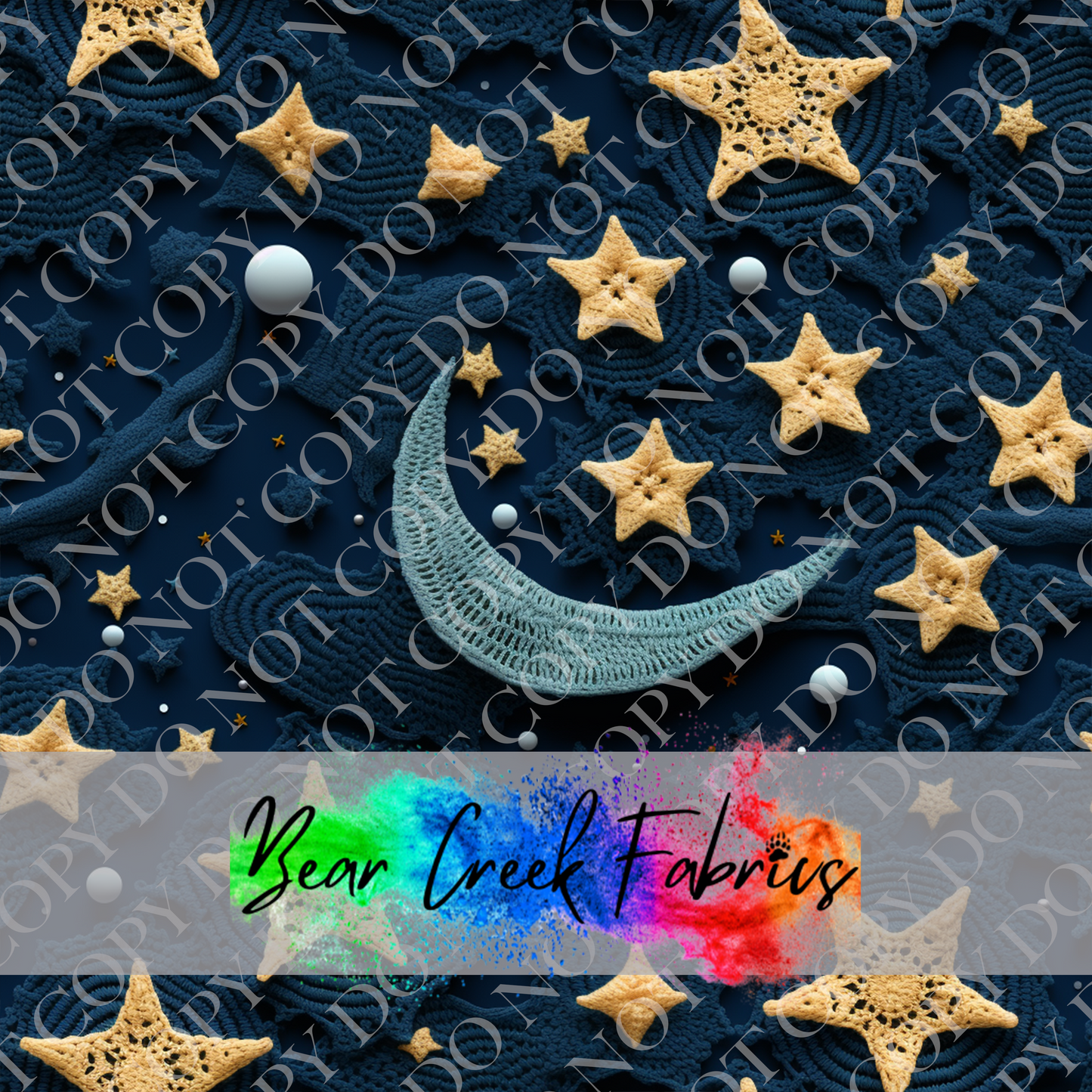 Moon and Stars Crochet