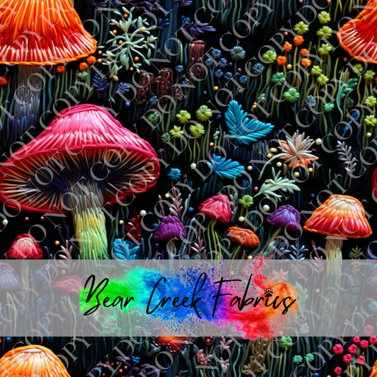 Mushroom Embroidery 5