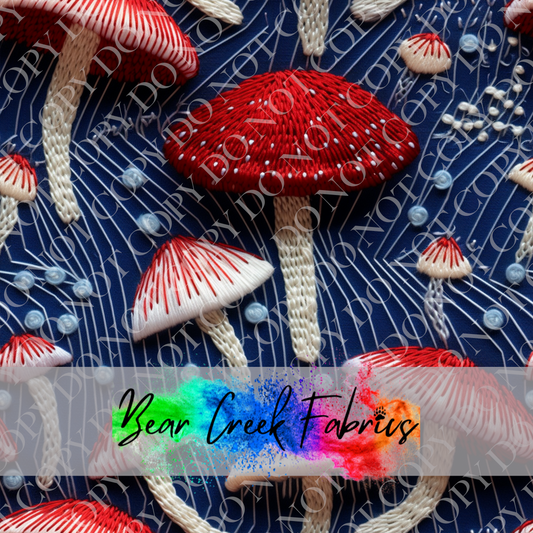 Mushroom Embroidery 23