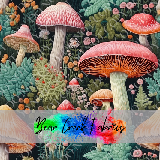 Mushroom Embroidery 21