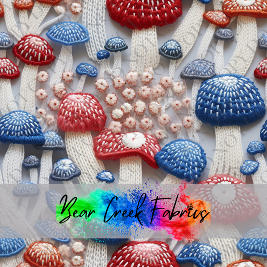 Mushroom Embroidery 26