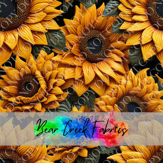 3D Sunflowers