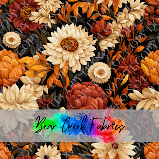 Fall Field of Flowers
