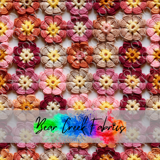 Crocheted Floral Squares 81
