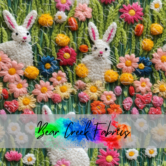 Spring Bunny Floral 2
