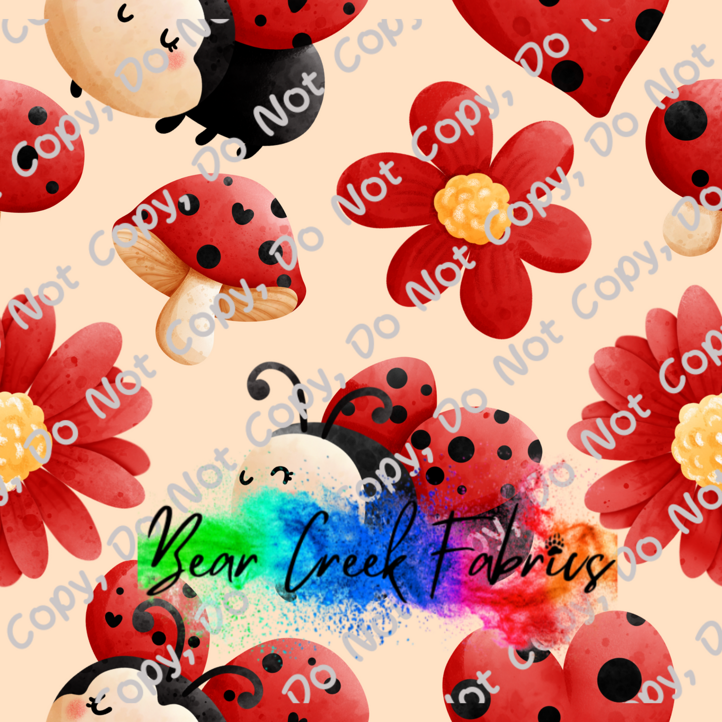 Peach Ladybugs