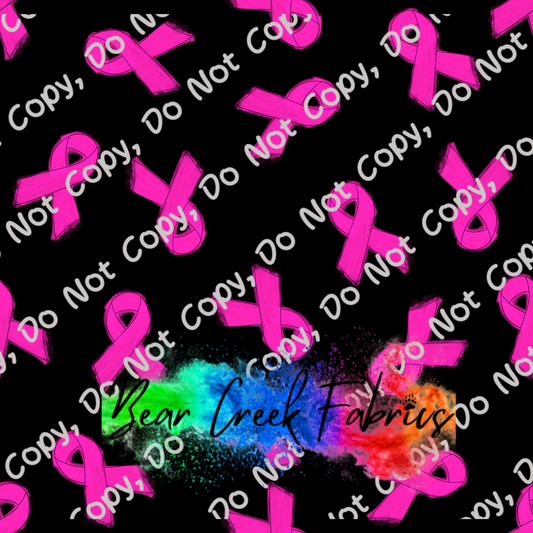 Pink Black Ribbon