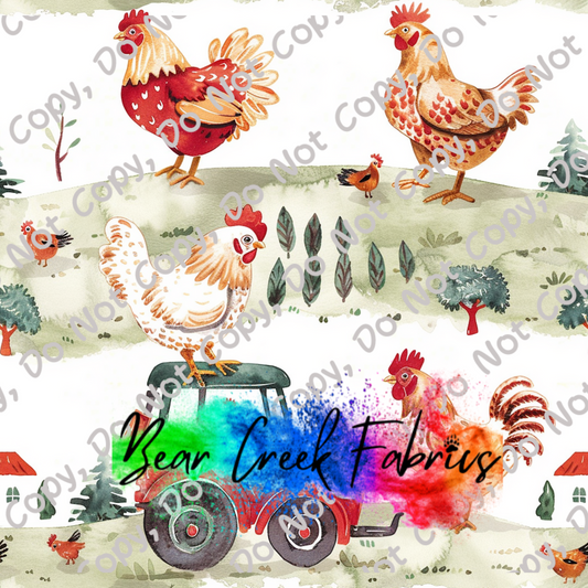 Tractor Chickens