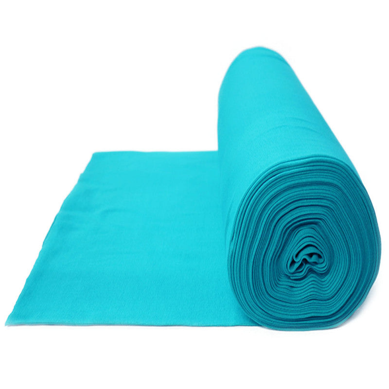 Turquoise Blue Organic Euro Rib (tubular)