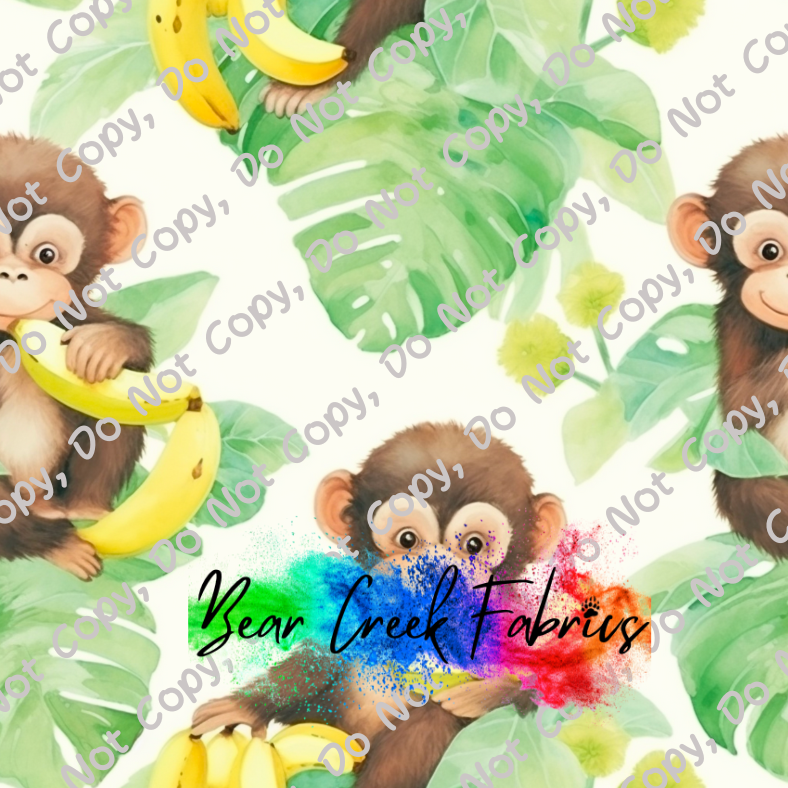 Watercolor Monkeys